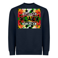 Navy no sugar no cream black tumbler Heavyweight Sweatshirt - CowGirlArtShop