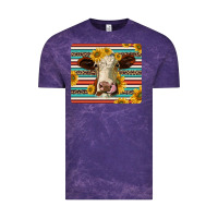 Cloud Purple serape leopard hereford cattle mousepad Vintage Tee - Jasminsmagicworld