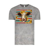 Cloud Rock serape leopard hereford cattle mousepad Vintage Tee - Jasminsmagicworld