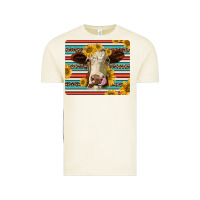 Vintage Arctic serape leopard hereford cattle mousepad Vintage Tee - Jasminsmagicworld