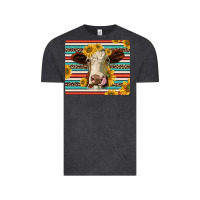 Vintage Black serape leopard hereford cattle mousepad Vintage Tee - Jasminsmagicworld