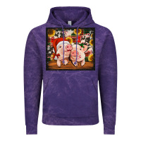 Cloud Purple Christmas pigs tumbler Vintage Hoodie - Jasminsmagicworld