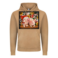 Christmas Pigs Tumbler Vintage Hoodie | Teevron