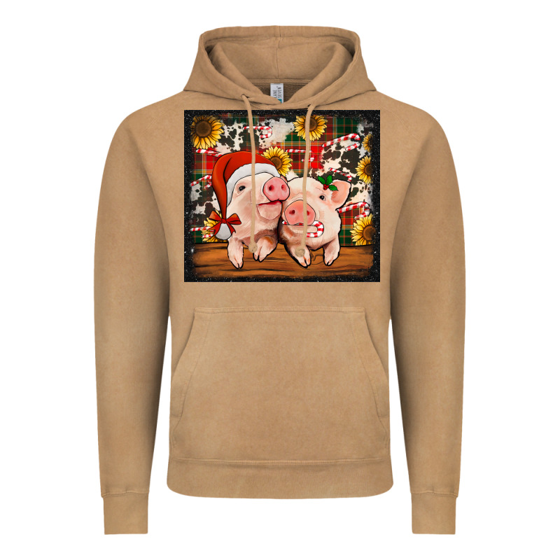 Christmas Pigs Tumbler Vintage Hoodie by Jasminsmagicworld | Teevron