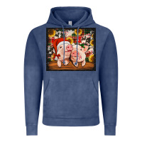 Vintage Denim Christmas pigs tumbler Vintage Hoodie - Jasminsmagicworld