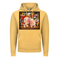 Vintage Mustard Christmas pigs tumbler Vintage Hoodie - Jasminsmagicworld