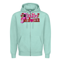 Seafoam Heart breaker Valentine's Day Zipper Hoodie - FaDigitalArtStudio