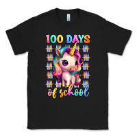Black 100 days of school unicorn Classic Tee - Artiststas