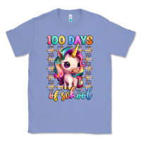 Colony Blue 100 days of school unicorn Classic Tee - Artiststas