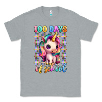 Heather Grey 100 days of school unicorn Classic Tee - Artiststas