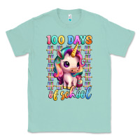 Seafoam 100 days of school unicorn Classic Tee - Artiststas