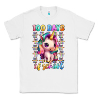 White 100 days of school unicorn Classic Tee - Artiststas