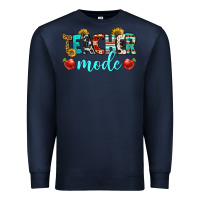 Navy teacher mode Premium Sweatshirt - BundleAndBundleShop