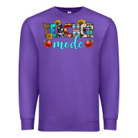 Purple teacher mode Premium Sweatshirt - BundleAndBundleShop