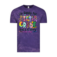 Cloud Purple I'm ready for fifth grade but is it ready for me Vintage Tee - RanaPortraitStore