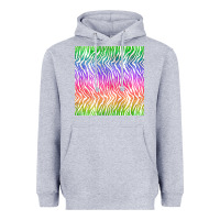 Heather Grey watercolor rainbow tiger seamless pattern Heavyweight Hoodie - BundleAndBundleShop