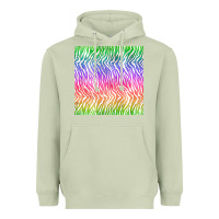Matcha watercolor rainbow tiger seamless pattern Heavyweight Hoodie - BundleAndBundleShop
