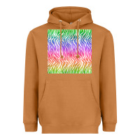 Meerkat watercolor rainbow tiger seamless pattern Heavyweight Hoodie - BundleAndBundleShop