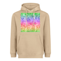 Mushroom watercolor rainbow tiger seamless pattern Heavyweight Hoodie - BundleAndBundleShop