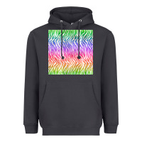 Smoke watercolor rainbow tiger seamless pattern Heavyweight Hoodie - BundleAndBundleShop