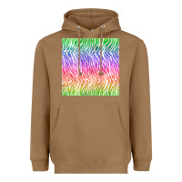 Toasted Coconut watercolor rainbow tiger seamless pattern Heavyweight Hoodie - BundleAndBundleShop
