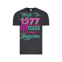 Vintage Black made in 1977, 45 years of being awesome Vintage Tee - Jasminsmagicworld