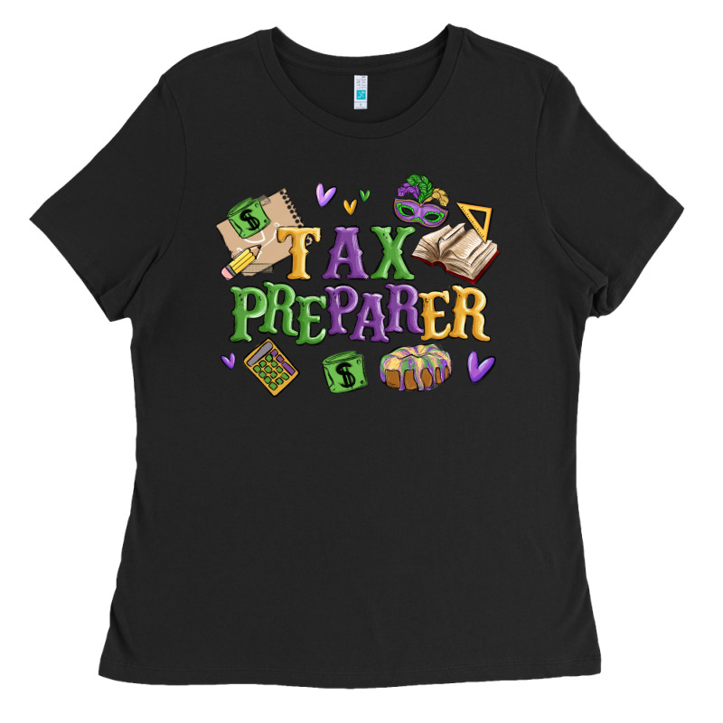 Tax Preparer Ladies Tee by MaliasSmallBusiness | Teevron