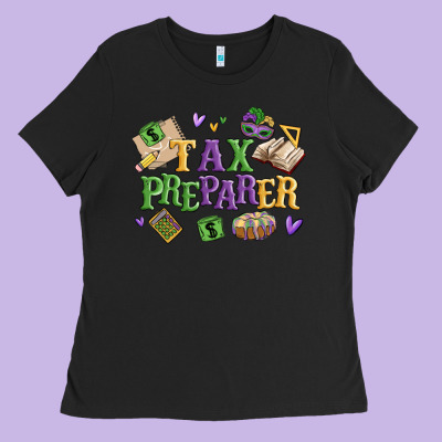 Tax Preparer Ladies Tee Designed By Maliassmallbusiness