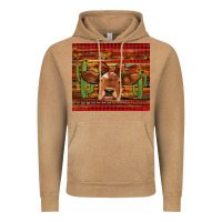 Western Christmas Cow Tumbler Vintage Hoodie | Teevron