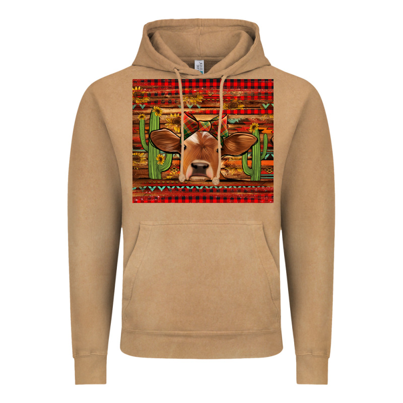 Western Christmas Cow Tumbler Vintage Hoodie by Jasminsmagicworld | Teevron