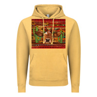 Vintage Mustard western christmas cow tumbler Vintage Hoodie - Jasminsmagicworld