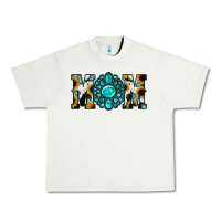 Pistachio Sunflower Turquoise Gemstone Cowhide Mom Urban Heavy Tee - Bettercallsaul