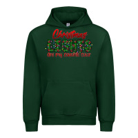 Forest Green festive christmas lights text art Urban Hoodie - CowhideDigitalArt