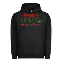 Pigment Black festive christmas lights text art Urban Hoodie - CowhideDigitalArt
