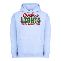Pigment Grape Ice festive christmas lights text art Urban Hoodie - CowhideDigitalArt