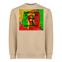 Mushroom juneteenth is my independence day Heavyweight Sweatshirt - CowGirlArtShop