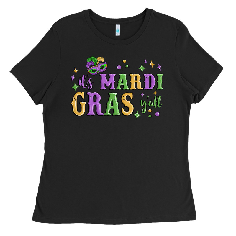 It's Mardi Gras Y'all Ladies Tee by MaliasSmallBusiness | Teevron