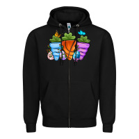 Black Basketball Easter sports carrots Zipper Hoodie - OliviaCreatesArt