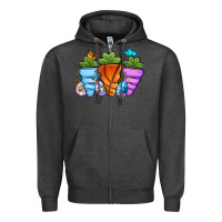 Charcoal Heather Basketball Easter sports carrots Zipper Hoodie - OliviaCreatesArt