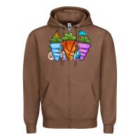 Chestnut Basketball Easter sports carrots Zipper Hoodie - OliviaCreatesArt