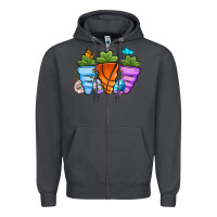 Smoke Basketball Easter sports carrots Zipper Hoodie - OliviaCreatesArt