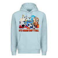 Blue Mist It's Game Day Y'all Soccer Coffee Cups Premium Hoodie - FaDigitalArtStudio