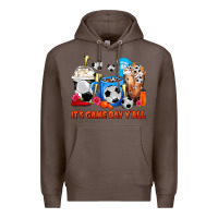 Coffee It's Game Day Y'all Soccer Coffee Cups Premium Hoodie - FaDigitalArtStudio