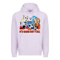 Lilac It's Game Day Y'all Soccer Coffee Cups Premium Hoodie - FaDigitalArtStudio