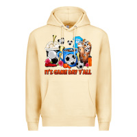 Pina Colada It's Game Day Y'all Soccer Coffee Cups Premium Hoodie - FaDigitalArtStudio