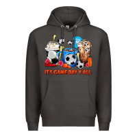 Smoke It's Game Day Y'all Soccer Coffee Cups Premium Hoodie - FaDigitalArtStudio