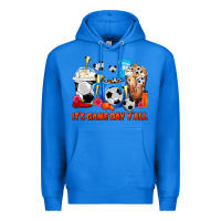 True Royal It's Game Day Y'all Soccer Coffee Cups Premium Hoodie - FaDigitalArtStudio