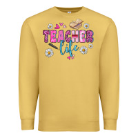 Antique Gold teacher life Premium Sweatshirt - BundleAndBundleShop