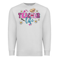Dove Grey teacher life Premium Sweatshirt - BundleAndBundleShop