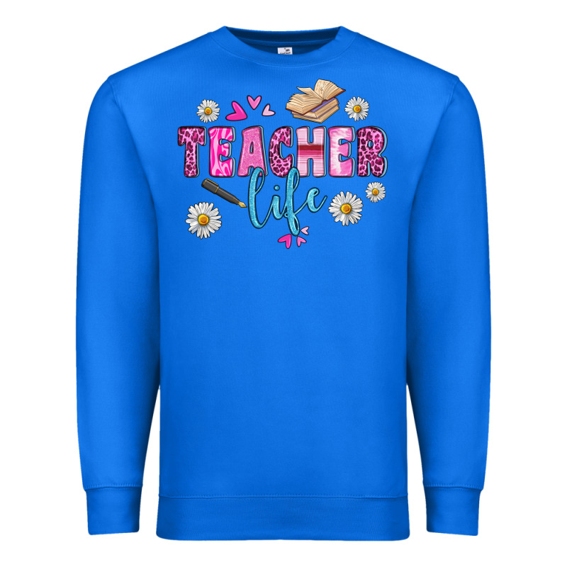 Teacher Life Premium Sweatshirt by BundleAndBundleShop | Teevron